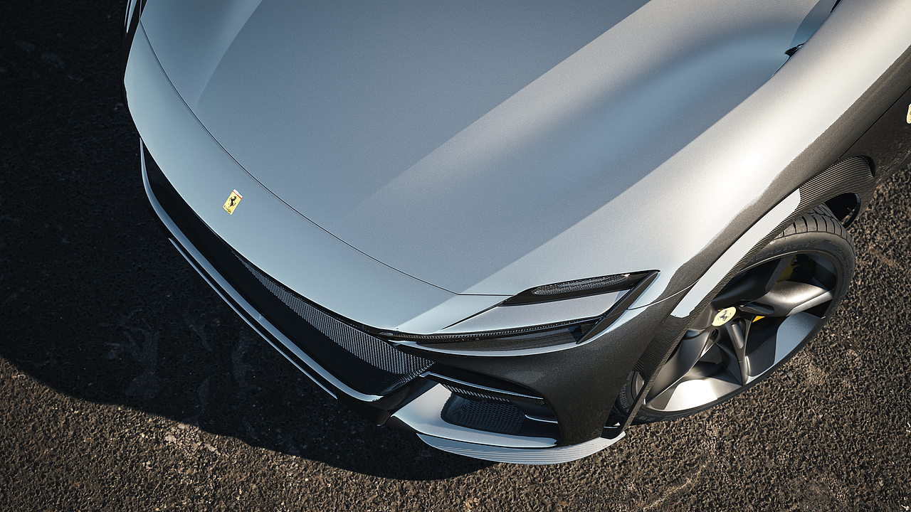 Ferrari Purosangue CGI