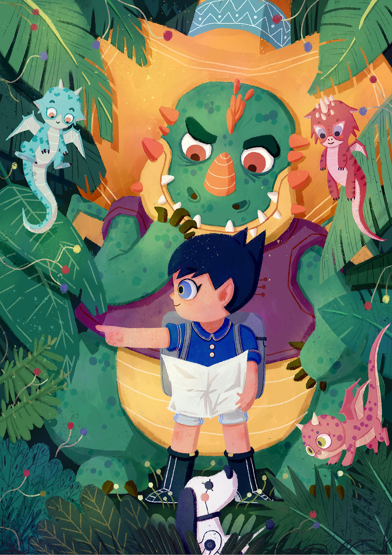 世纪末之诗（图ZMzM2ODIzMzA4） - 儿童插画 - 站酷设计师歪瓶盖原创素材 - 站酷ZCOOL