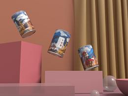 干果罐设计 坚果