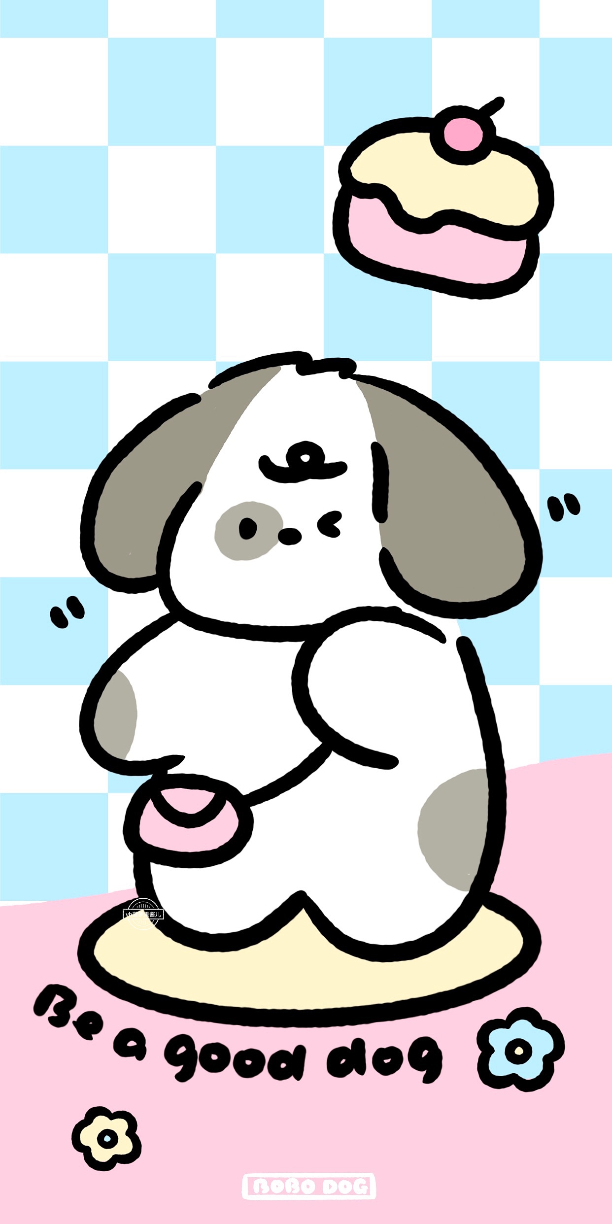 20期 夏日ins风软萌小狗卡通壁纸