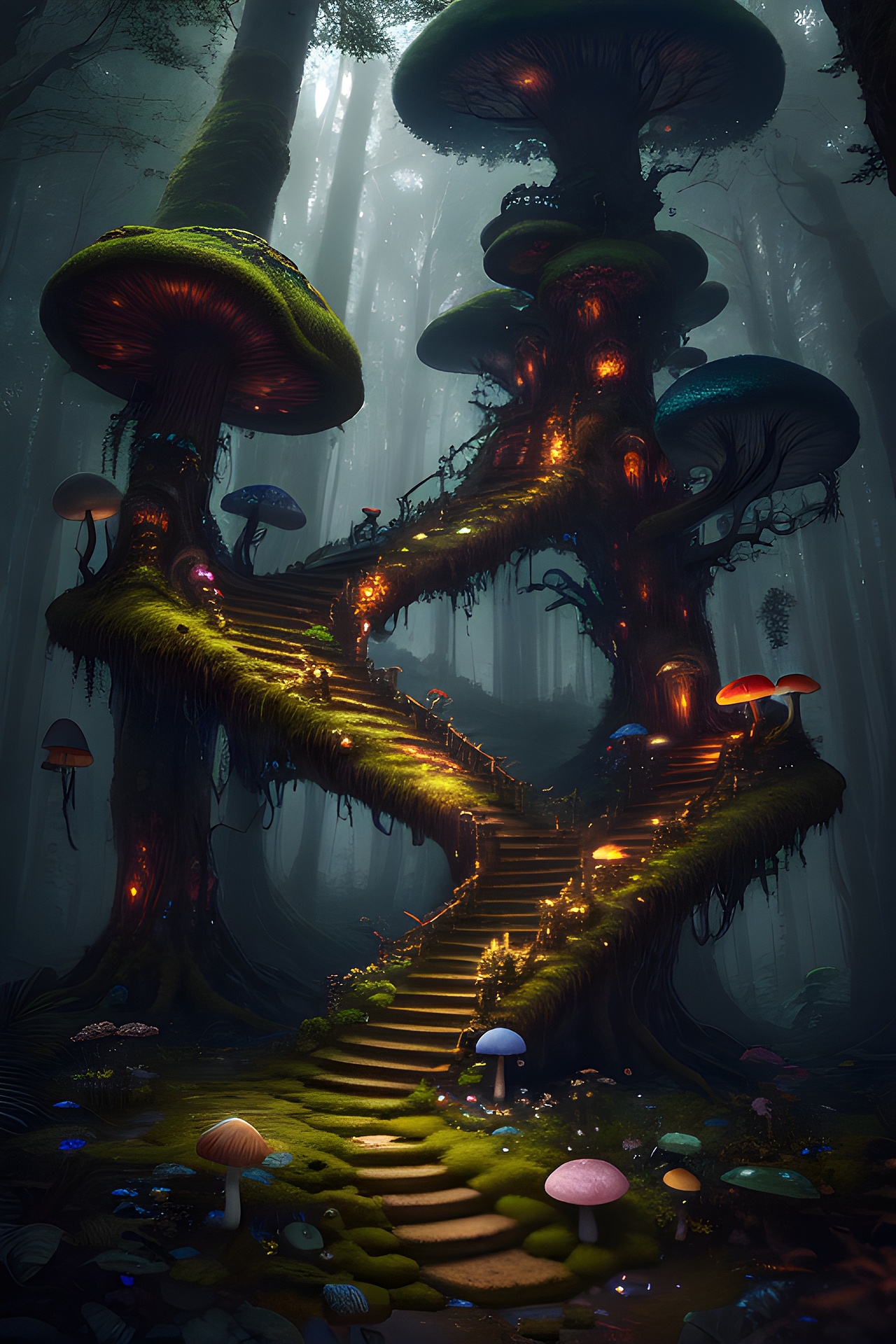 梦幻蘑菇屋系列（图ZMzM5NTI4ODA0） - 概念设定 - 站酷设计师XYmoon4原创素材 - 站酷ZCOOL