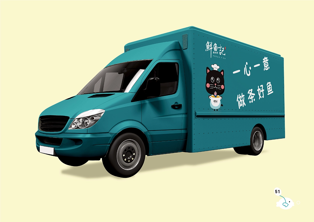 鲜鱼记VIS视觉识别手册。