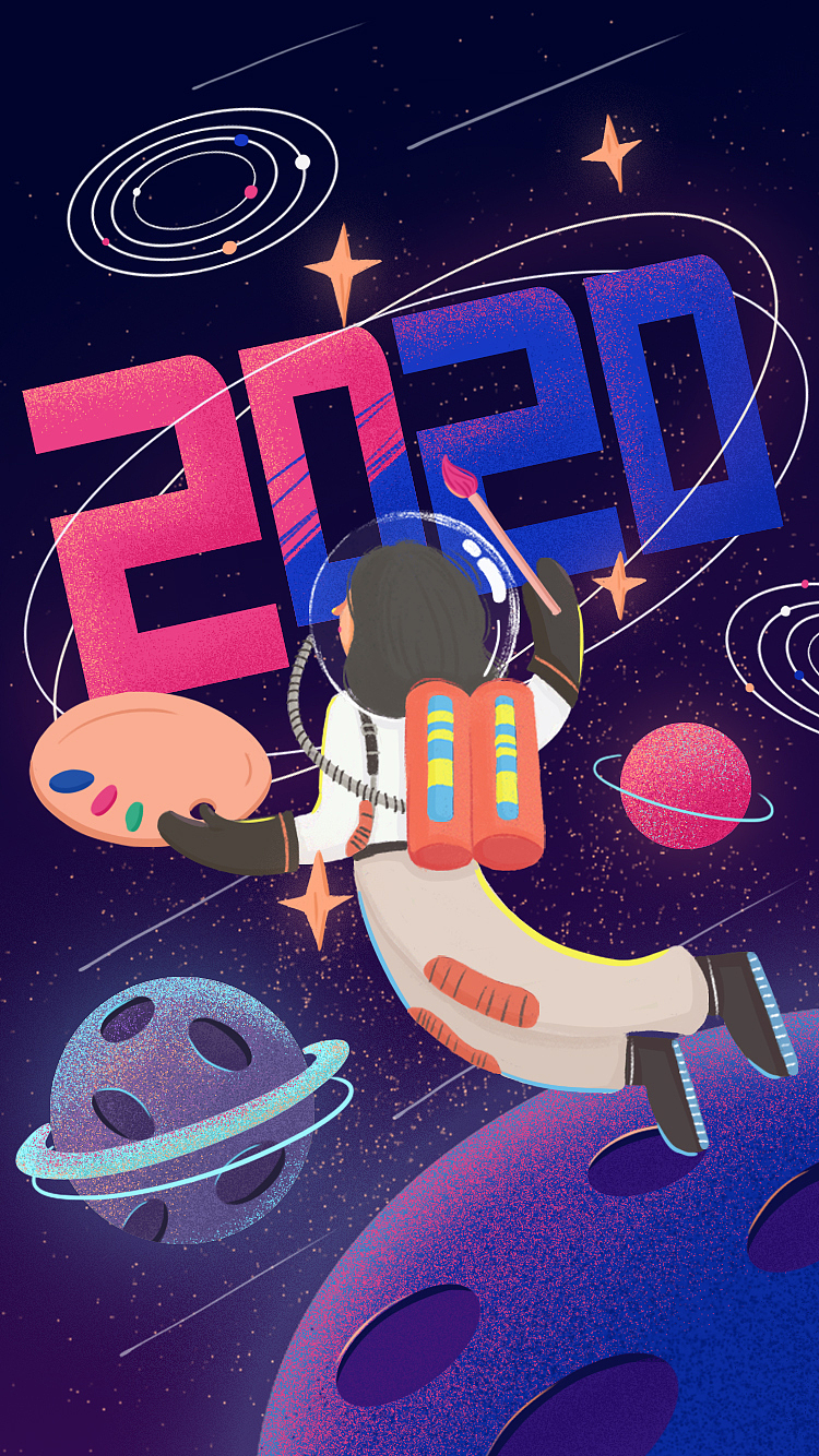 运营插画--2020
