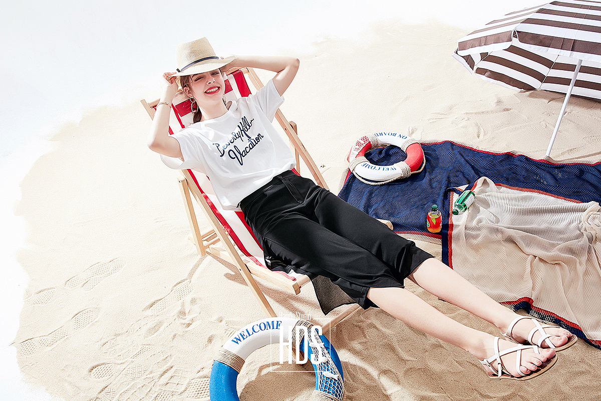 HCollection品牌沙滩主题女装拍摄（图ZMTEyNjI5MjU2） - 人像摄影 - 站酷设计师HDS灰度电商原创素材 - 站酷ZCOOL