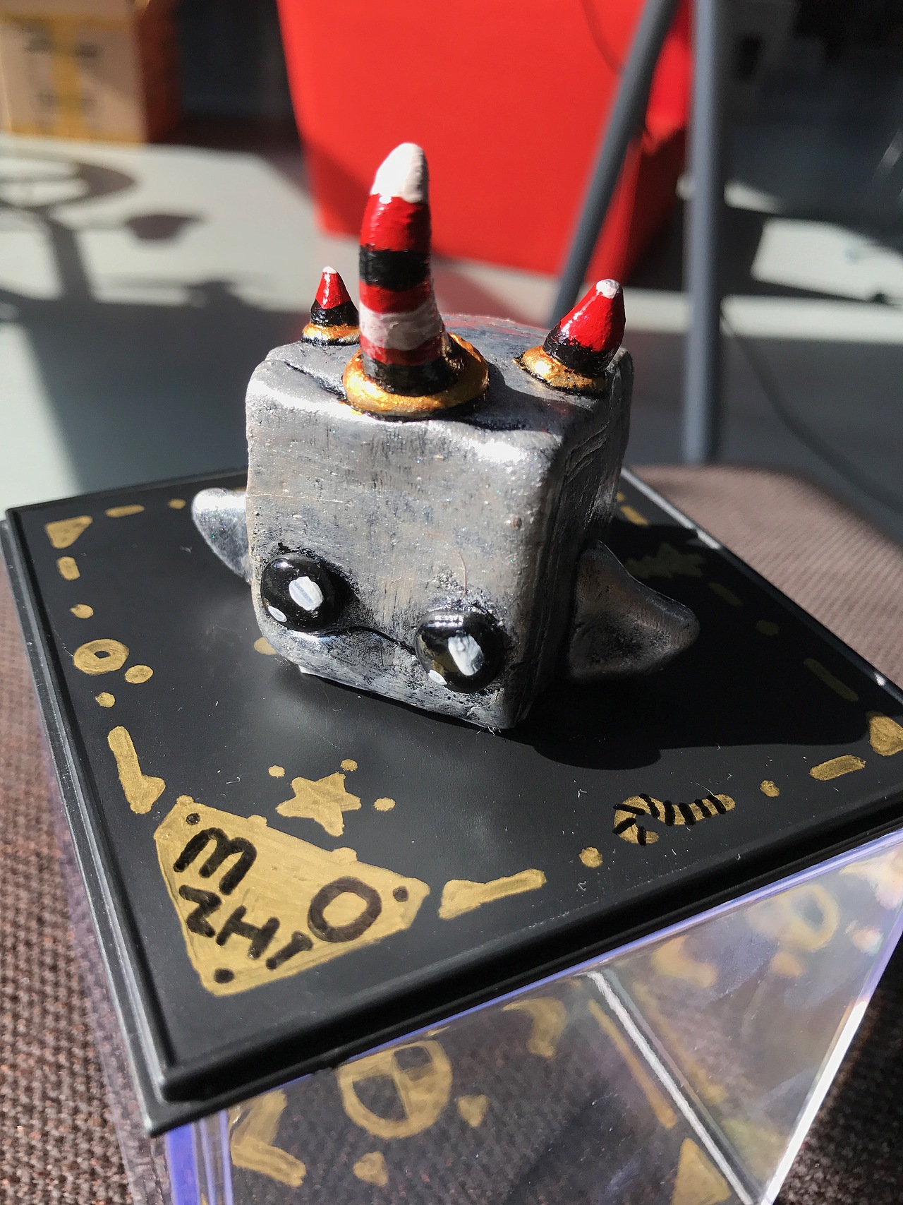 纯手工墨汁小鲸鱼