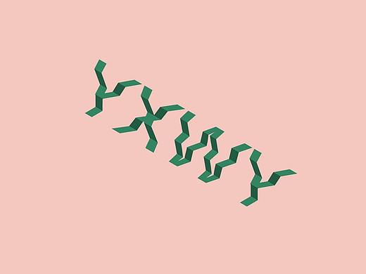 AI制作创意阶梯文字效果YXWY