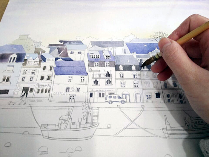 武汉哪里可以学油画水彩画