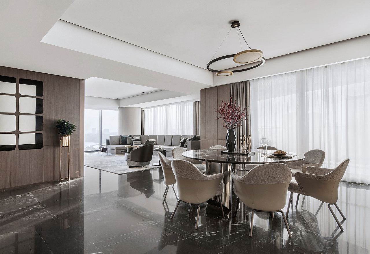 绍兴源盛·云锦中心大平层（图ZMjk1NTAyMjUy） - 家装设计 - 站酷设计师越不繁原创素材 - 站酷ZCOOL