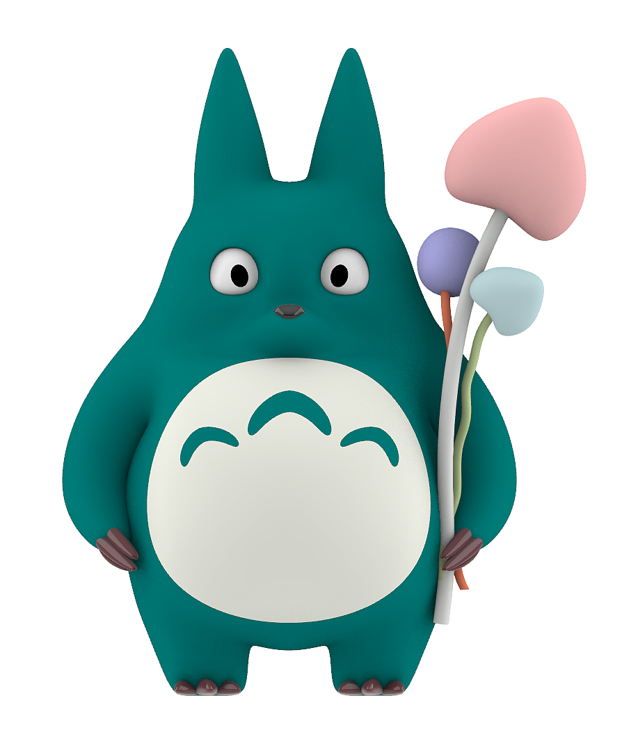 小胖-龙猫|三维|人物/生物|wei立 - 原创作品 - 站酷 (zcool)