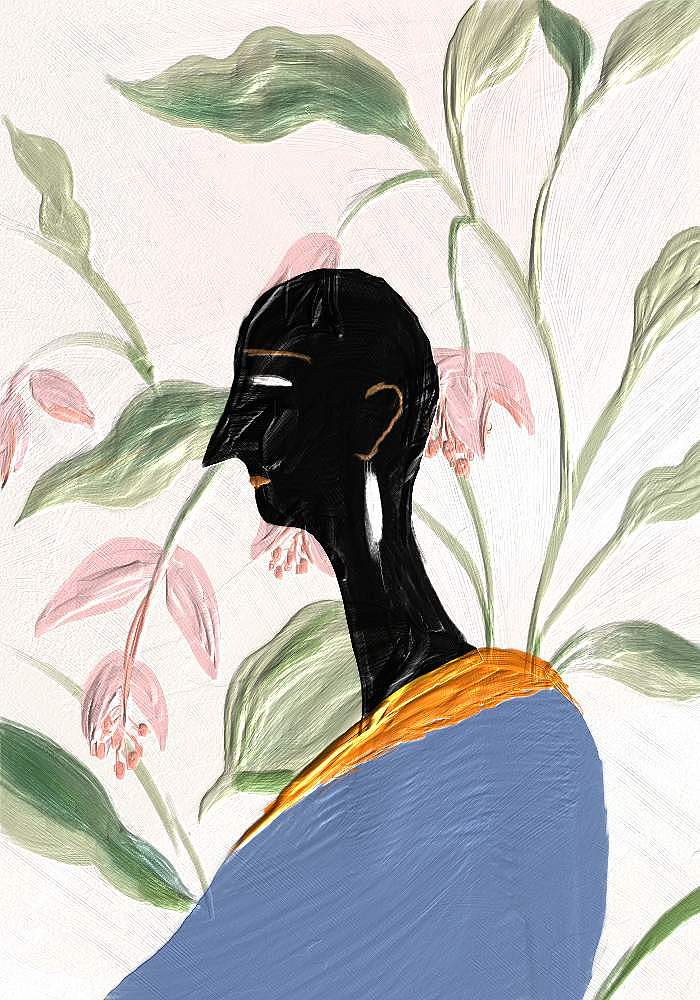 临摹插画师“卤猫”