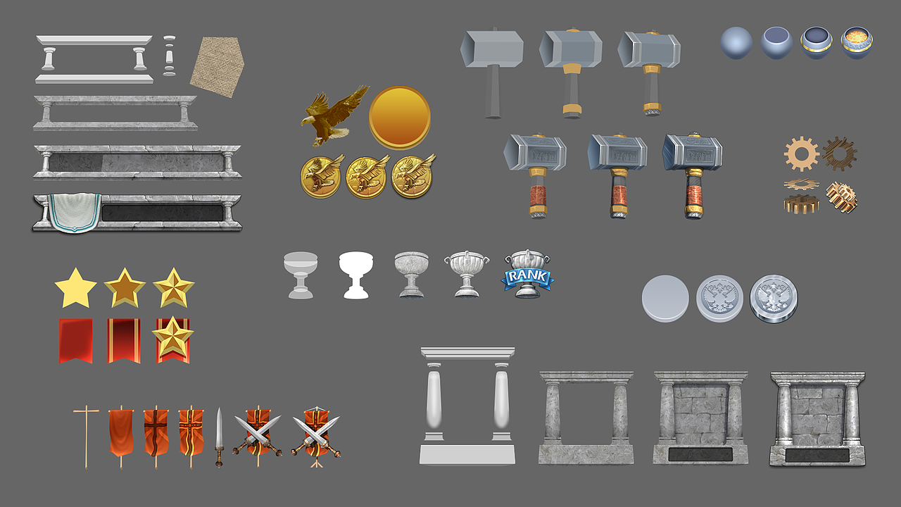 游戏公司测试复盘——古罗马战争题材卡通风格手游