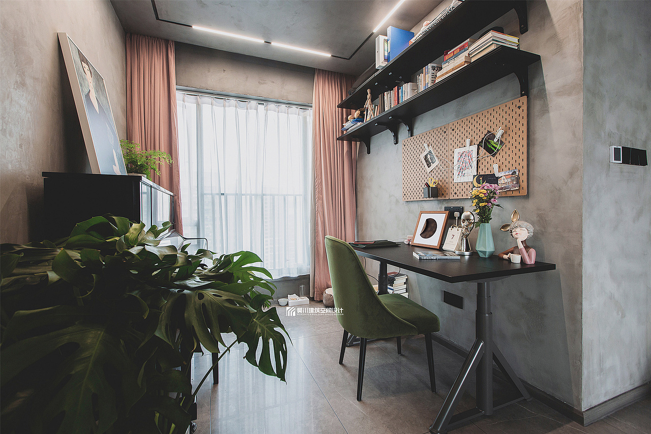 壹城中心,一人住91㎡,水泥质感工业风,视野开阔!