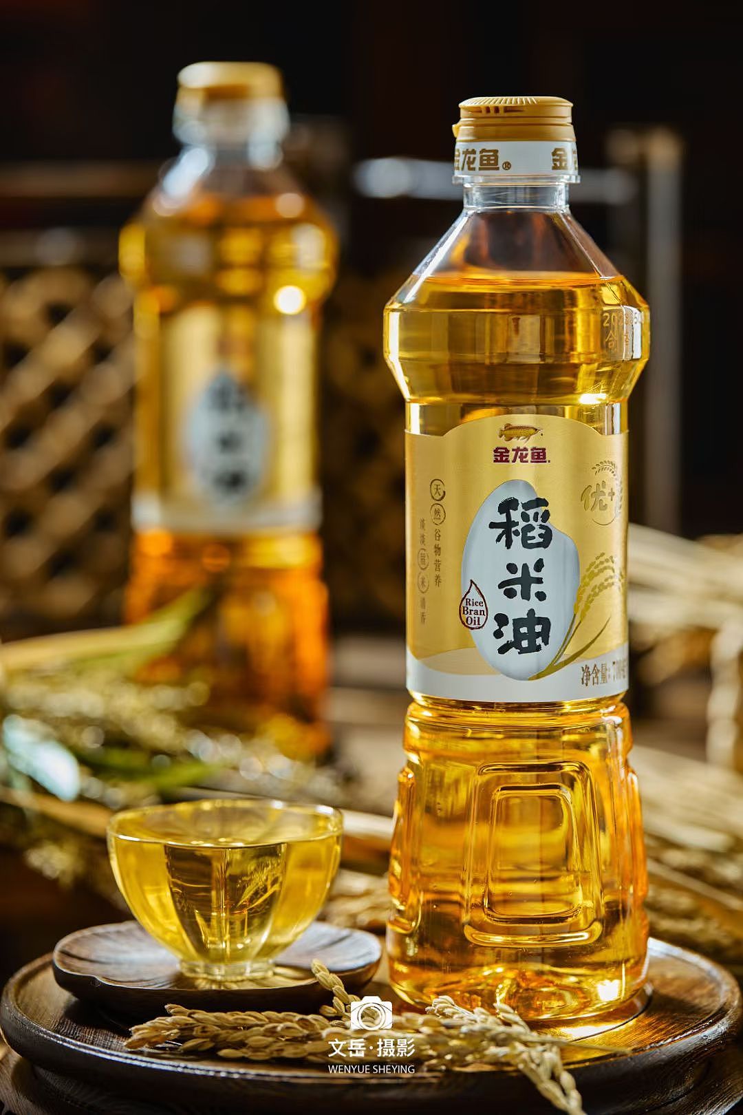 稻米油产品拍摄