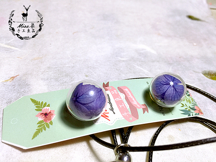 文艺小清新的【时光气泡】永生花玻璃球饰品（图ZNDczOTMyODA=） - 首饰设计 - 站酷设计师Miss柒原创素材 - 站酷ZCOOL