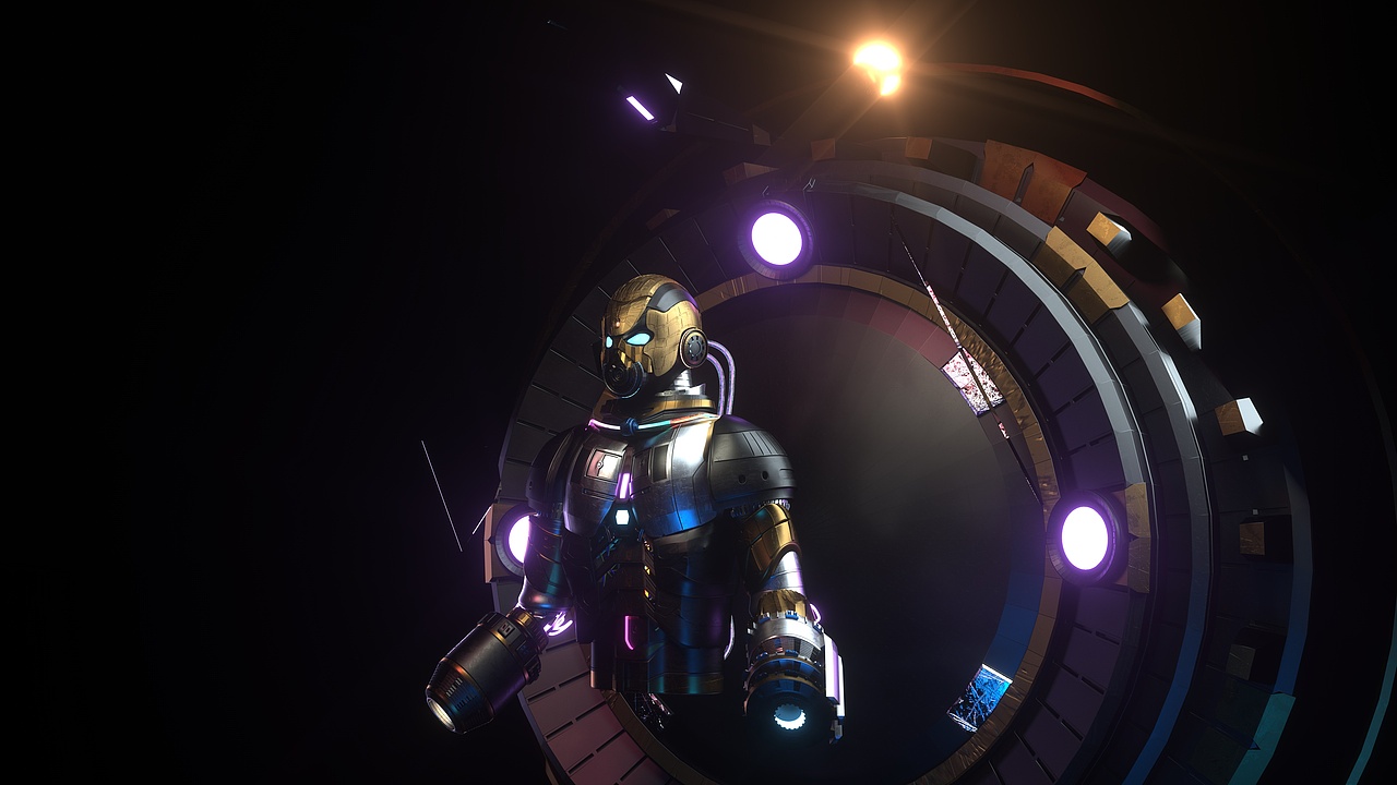 关于C4D机械人物建模的尝试-阿肯（图ZMTczNzEwMTA4） - 机械/交通 - 站酷设计师Akon阿肯原创素材 - 站酷ZCOOL