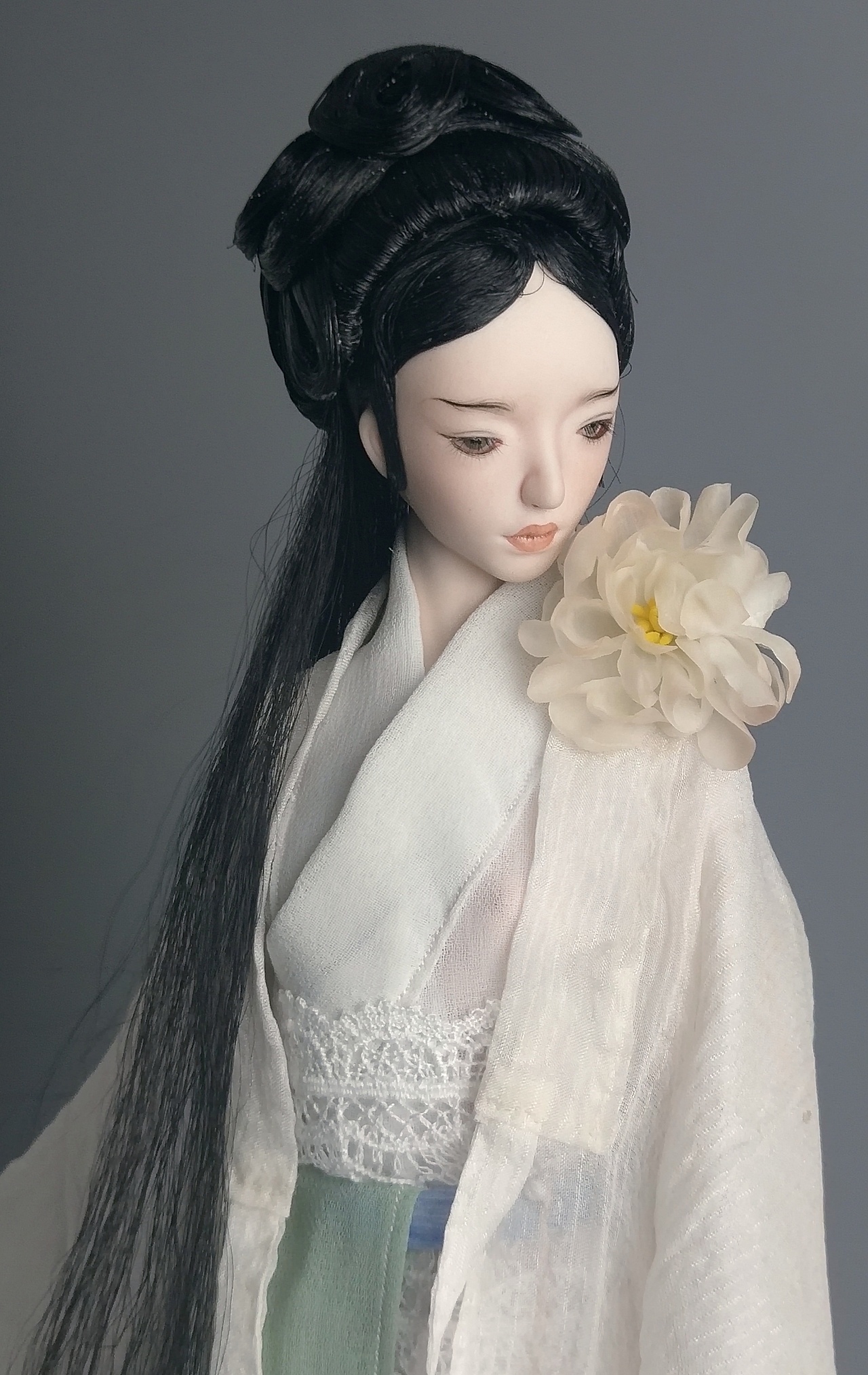 【陶瓷BJD】陶瓷玩偶 聊斋系列之玉板(白牡丹花仙)