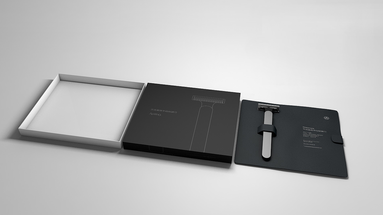 极简手动刮胡刀