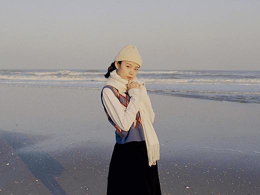 冬日的海