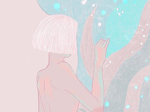 系列主题插画【我的心理活动】