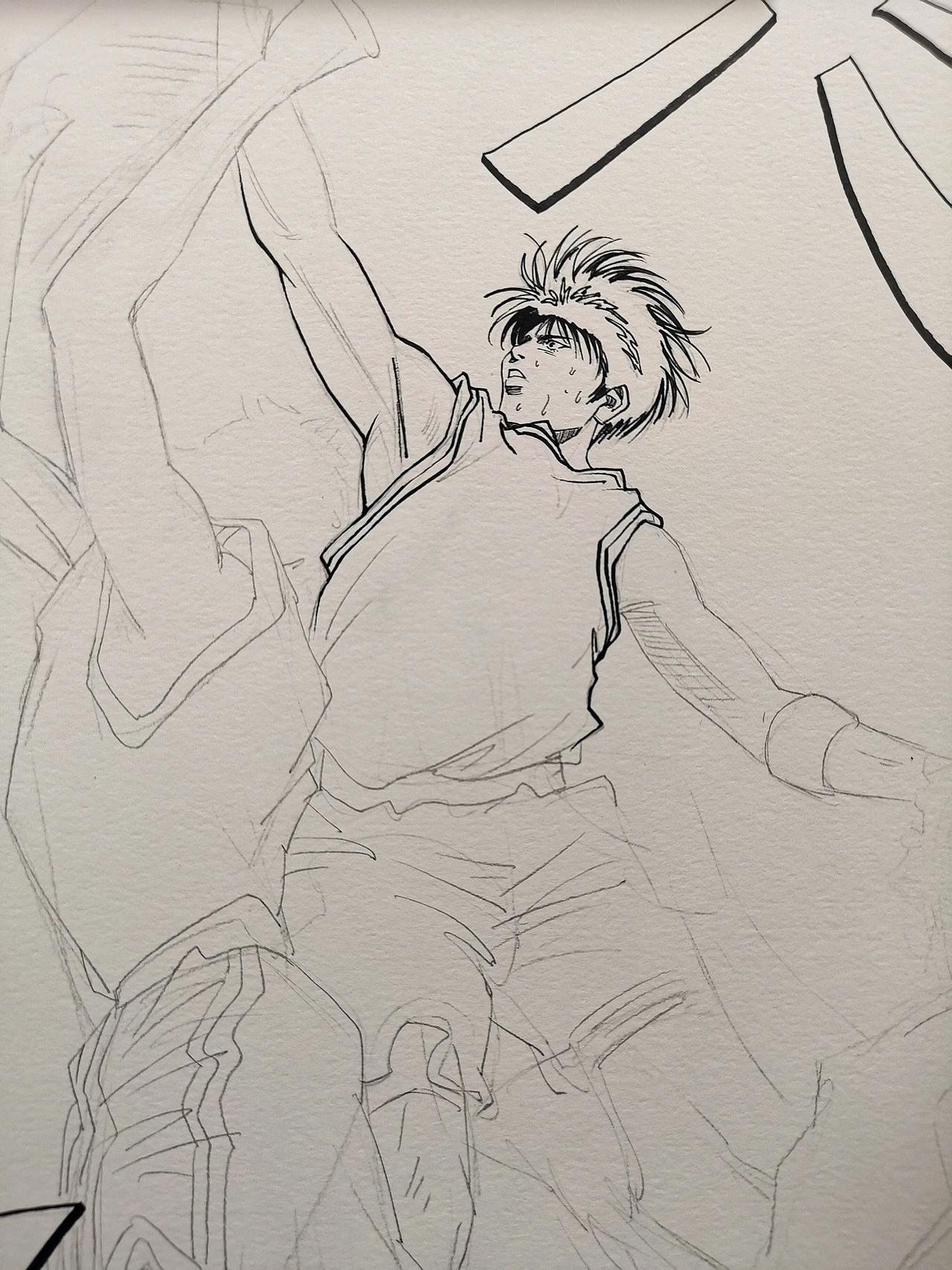 流川枫飞身追帽神宗一郎（图ZMzgxMjc2NzU2） - 单幅漫画 - 站酷设计师阿拆2026原创素材 - 站酷ZCOOL