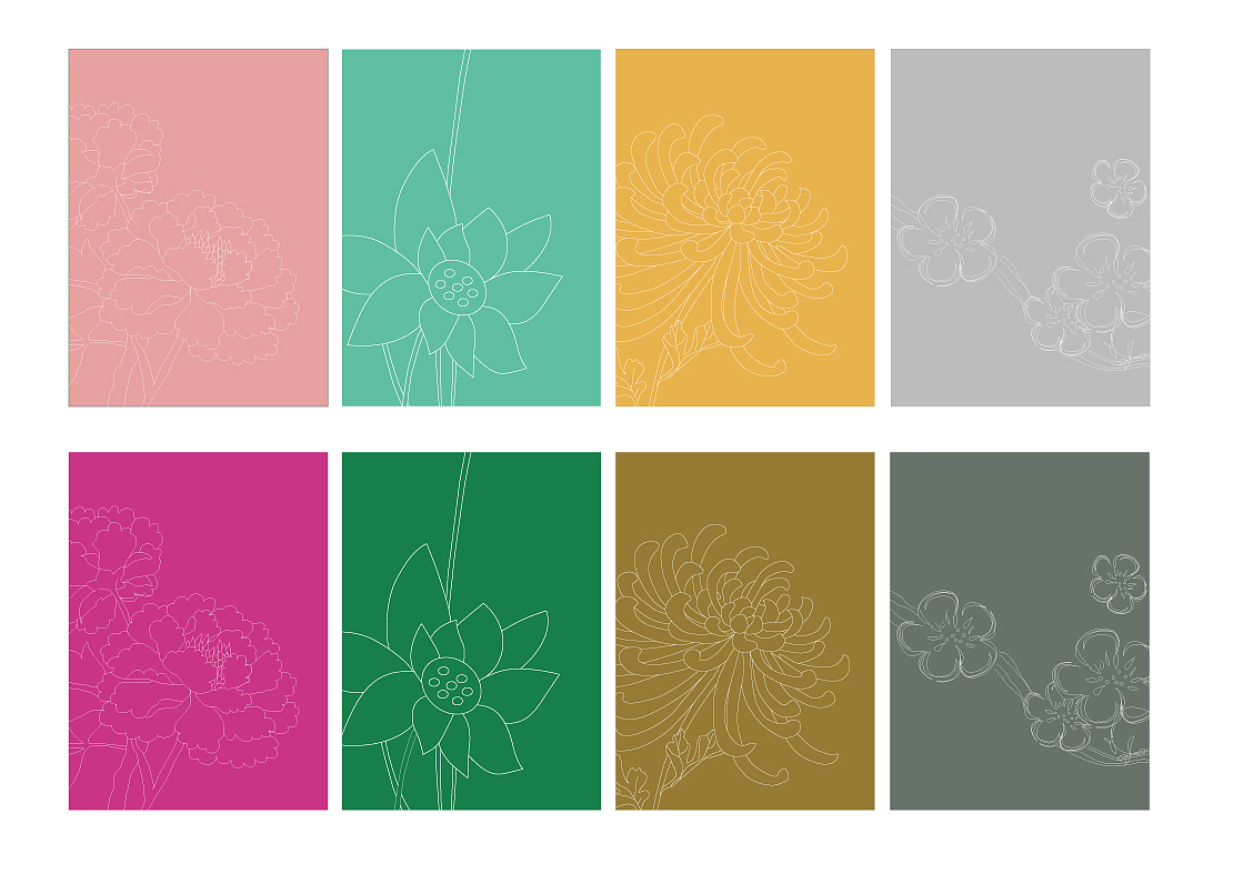 春夏秋冬四季花