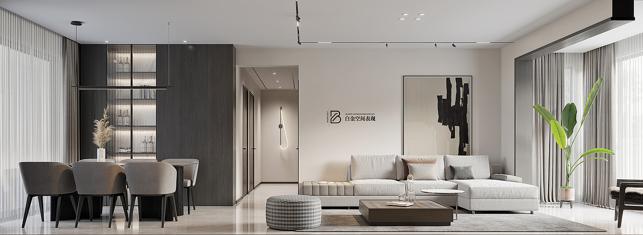 黑白灰客厅