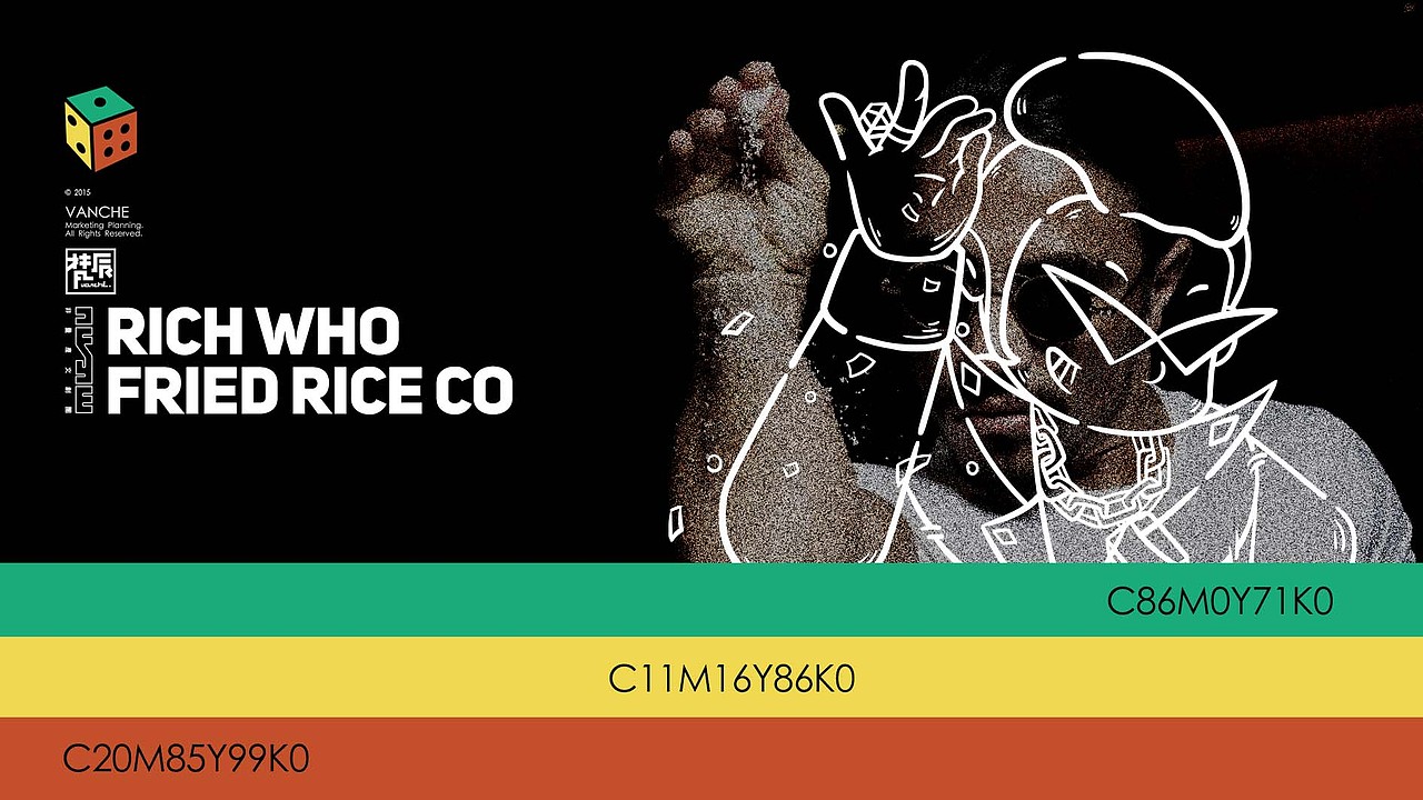 走上人生巅峰#胡百万串炒饭公司#餐饮品牌VI