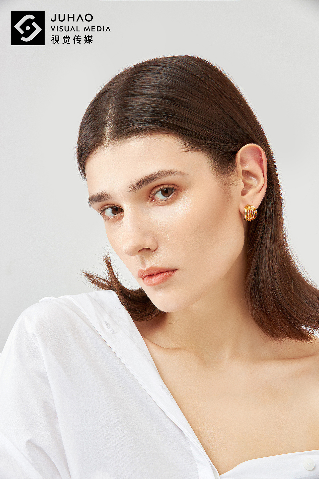 聚豪传媒拍摄&欧美耳饰模特拍摄 珠宝拍摄 商业摄影