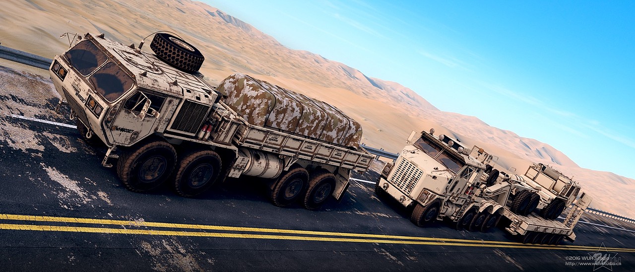 与之前做的M1070组个车队