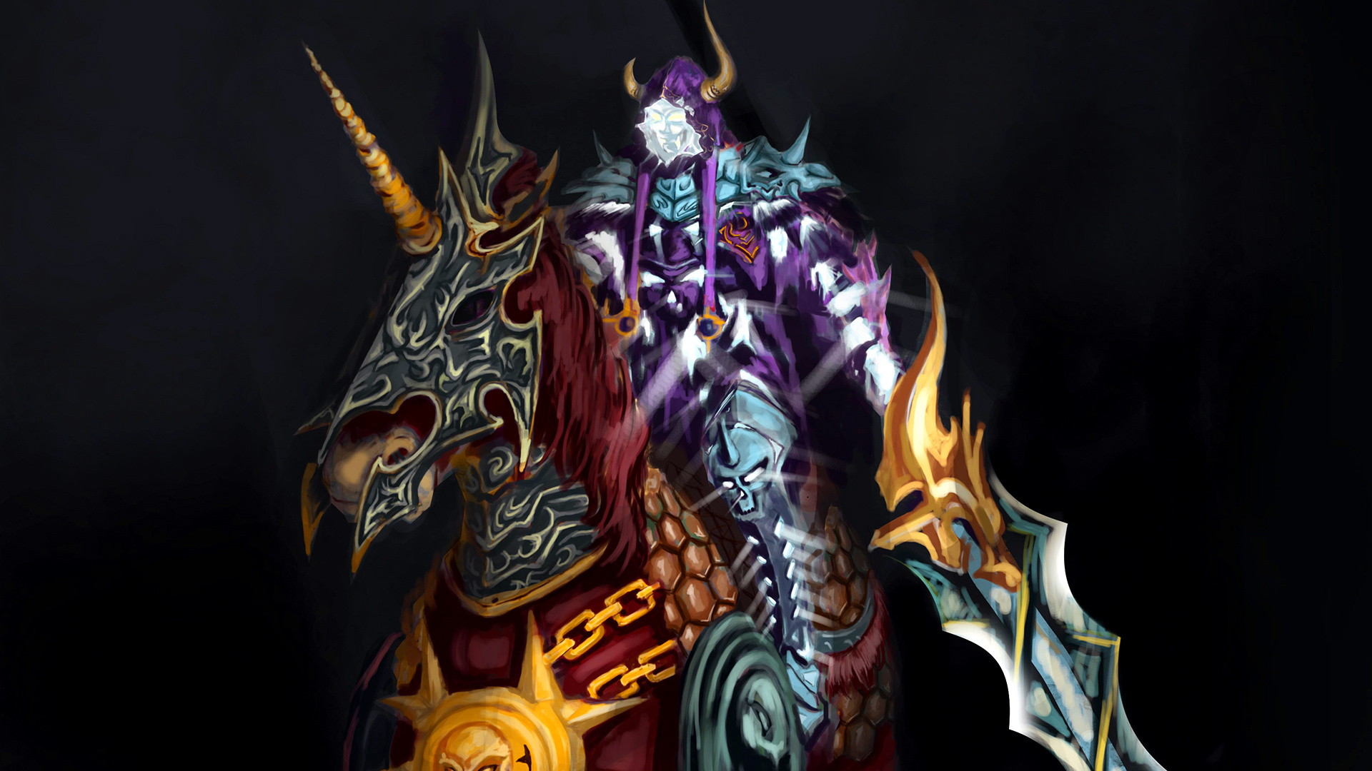 手绘 死灵骑士|插画|概念设定|法天相地 - 原创作品 - 站酷 (zcool)