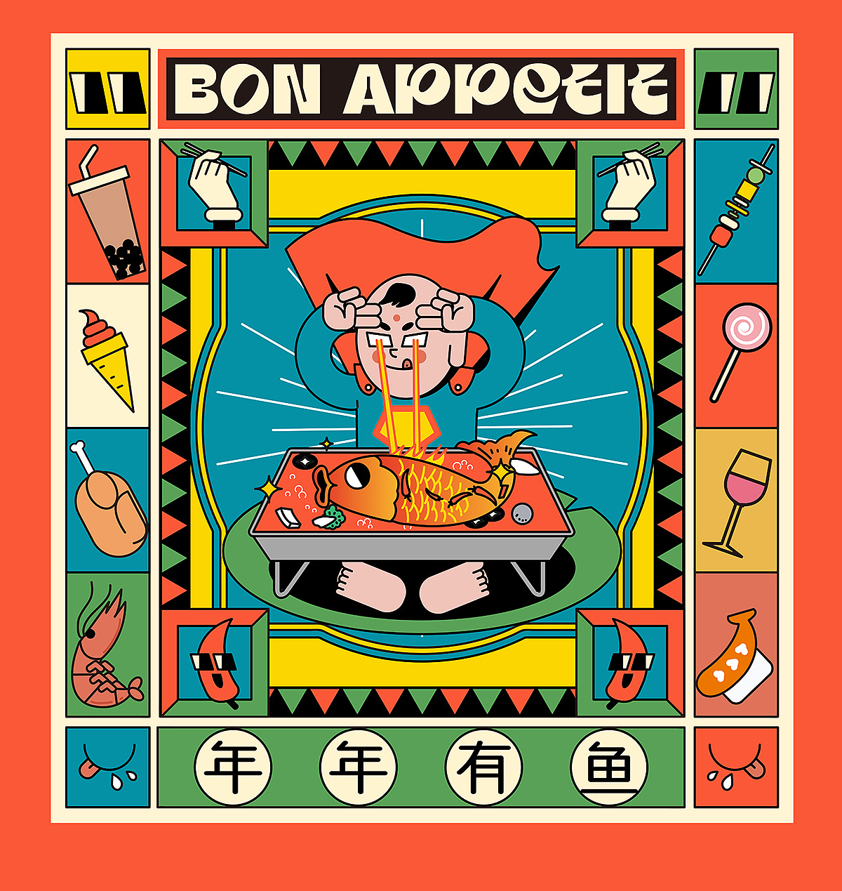 年画pop|插画|创作习作|mucro - 原创作品 - 站酷 (zcool)