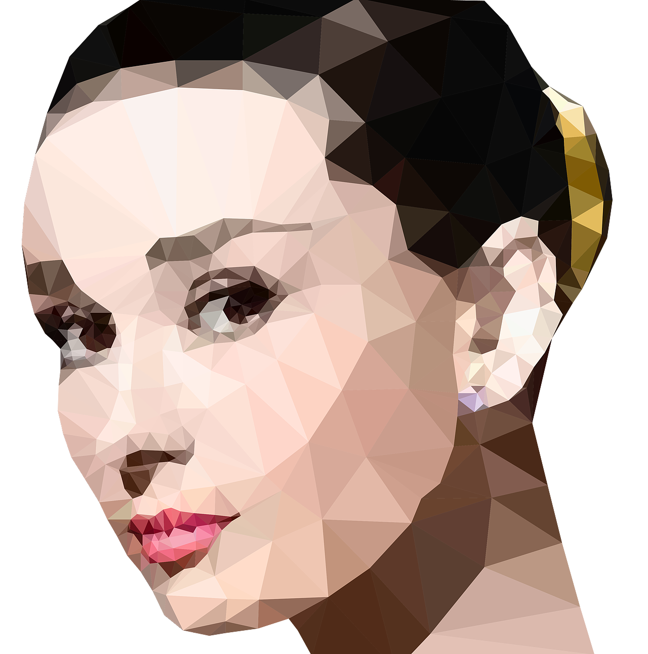 多边形人物绘制