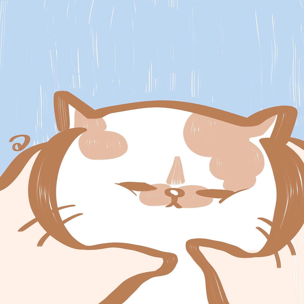 BLOCK | 插画-猫猫头（图ZMTk1MjI1MjE2） - 创作习作 - 站酷设计师伯劳可原创素材 - 站酷ZCOOL