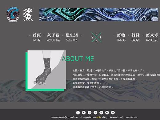 网页设计作业练习 个人网站 学院网站