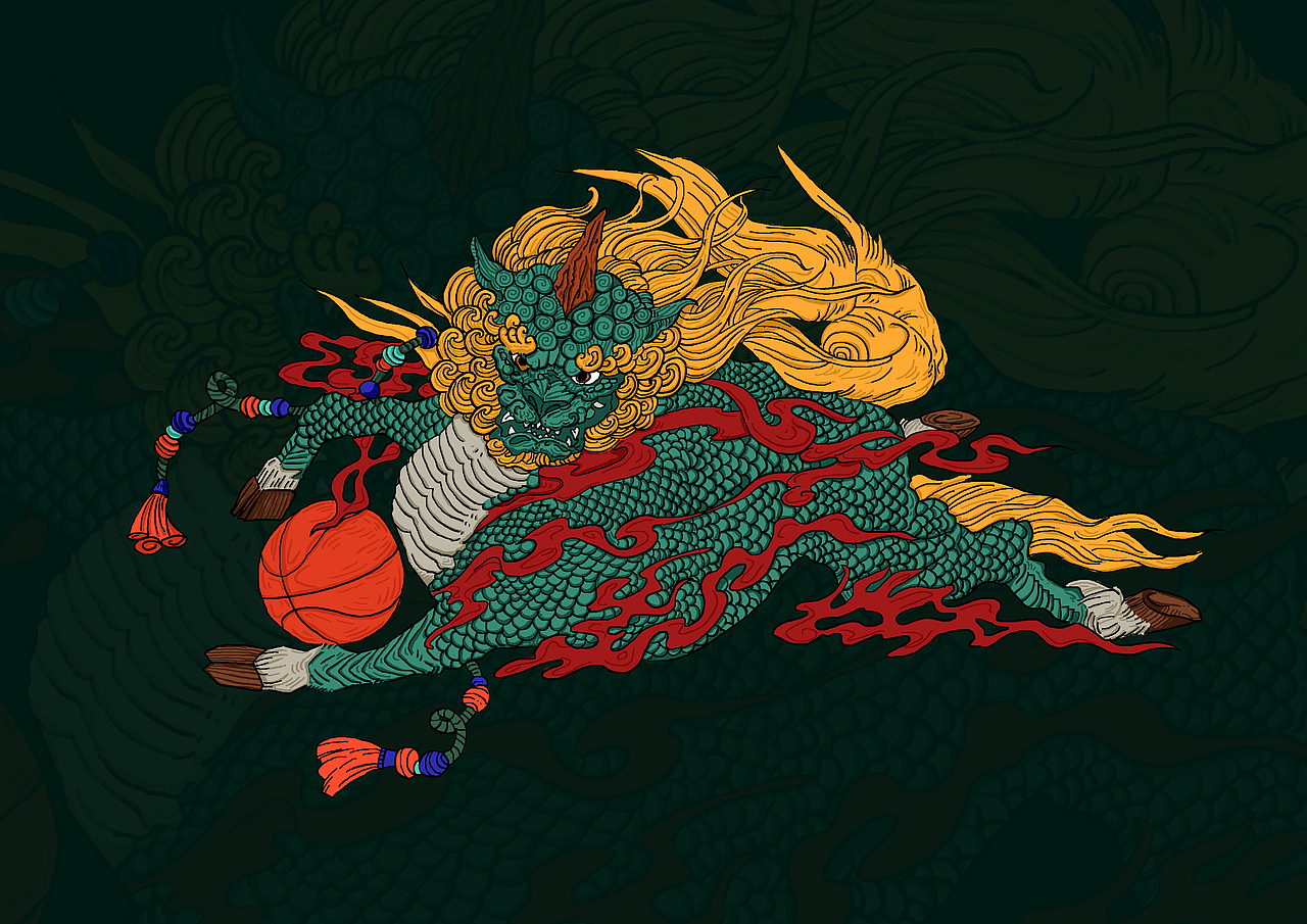 【国潮-祥瑞】凤凰,锦鲤,麒麟