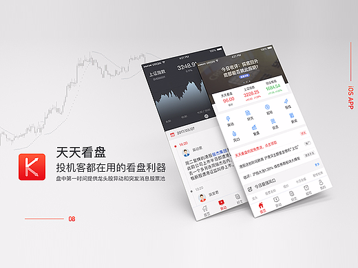 股票资讯类APP UI