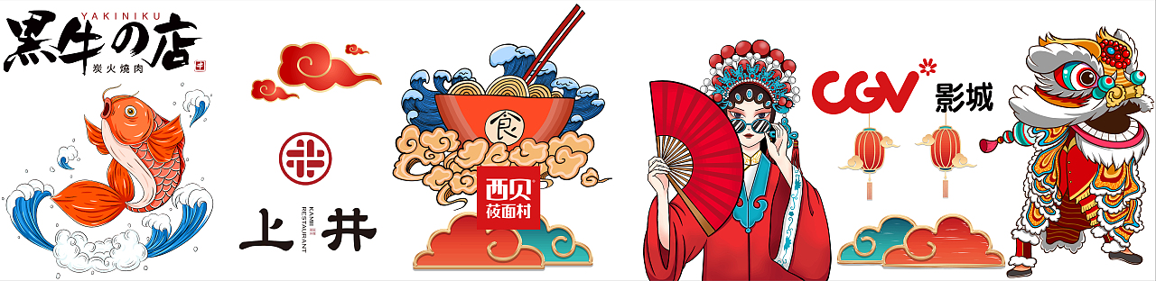 南站中兴楼梯墙面画面设计