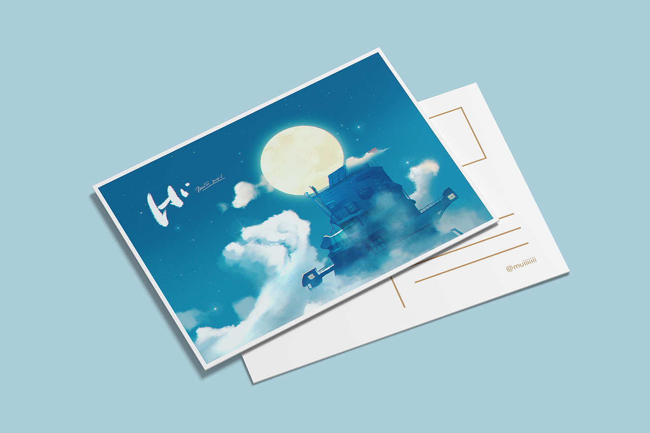 Hi-插画明信片Muiiiiiii（图ZMjgwNDI5MTY0） - 商业插画 - 站酷设计师木易Muii原创素材 - 站酷ZCOOL