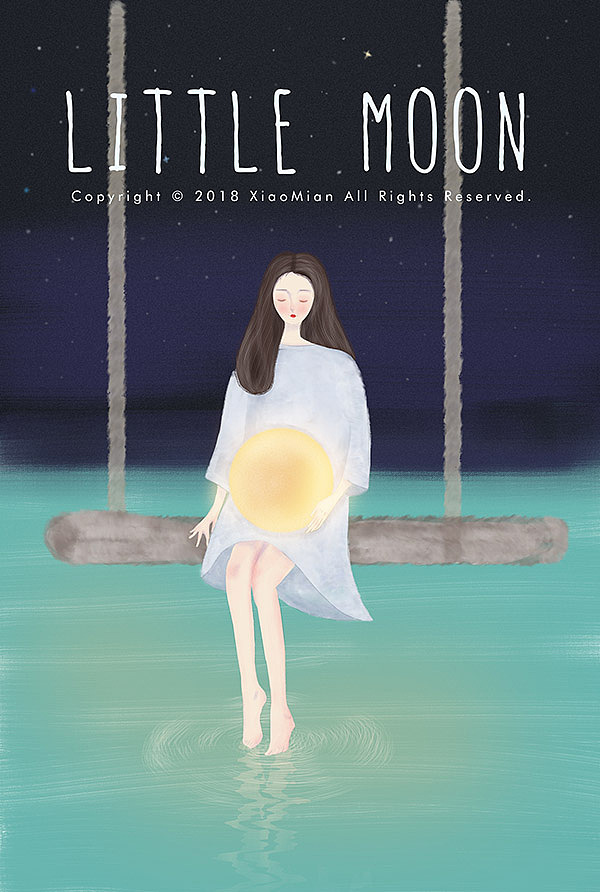 little moon（图ZMTAzOTU0NTky） - 创作习作 - 站酷设计师绵绵MIAN原创素材 - 站酷ZCOOL