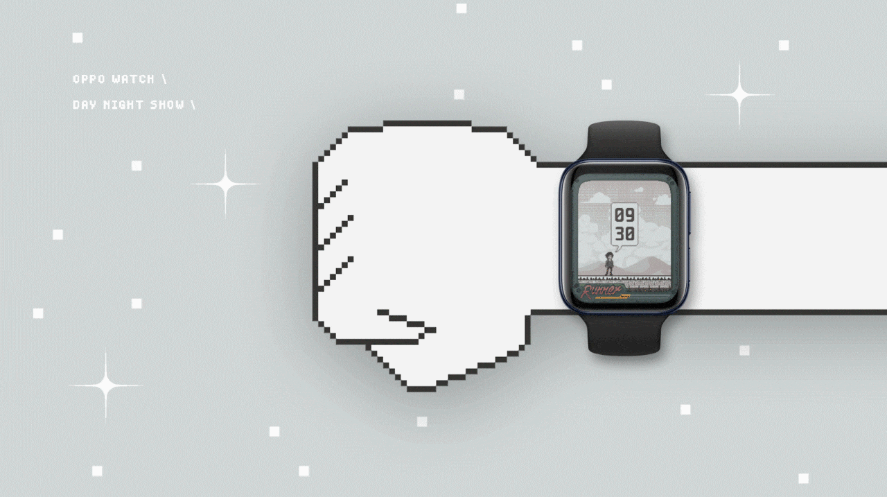 Runner ✖ OPPO Watch 表盘设计大赛（图ZMjA1ODQ5MDc2） - 主题/皮肤 - 站酷设计师JinChu原创素材 - 站酷ZCOOL