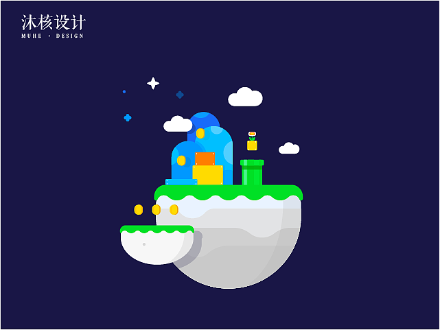 MBE风格 AI绘制 illustrator 绘制MBE风格插画
