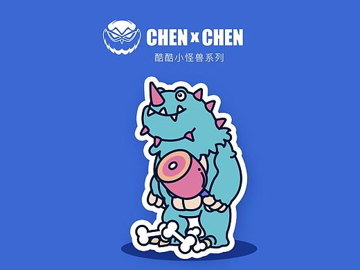 酷酷小怪兽系列（个人主页-ZNTc0NTc3OTI=） - 商业插画 - 站酷设计师范小pan原创素材 - 站酷ZCOOL
