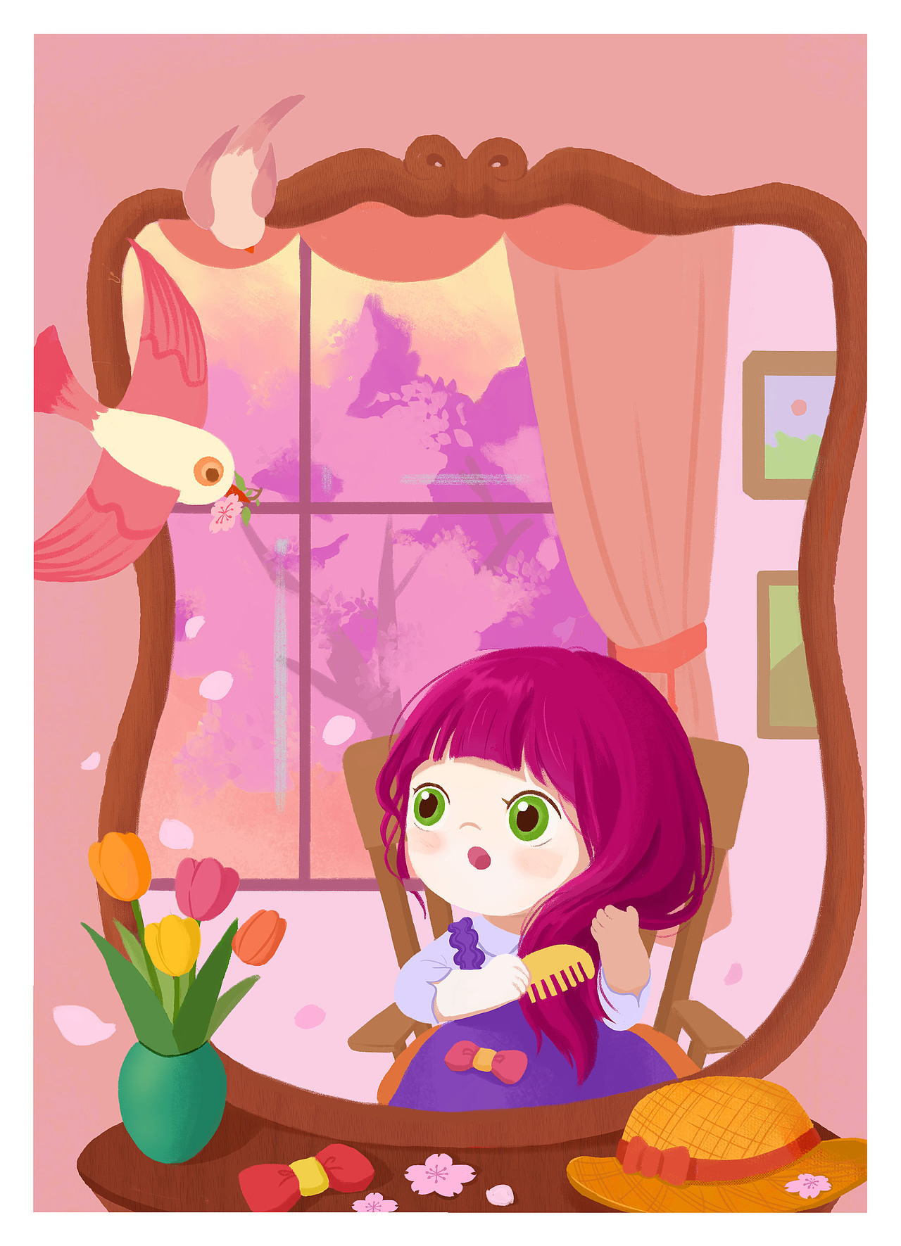 乔的四季（图ZMzA5MTU1NDM2） - 儿童插画 - 站酷设计师鹿纹卷原创素材 - 站酷ZCOOL