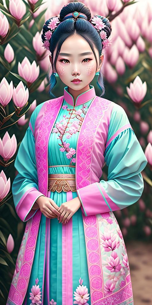 Ai中国风汉服人物（图ZMzQwMzQyMDgw） - AI作品 - 站酷设计师紫依yi原创素材 - 站酷ZCOOL