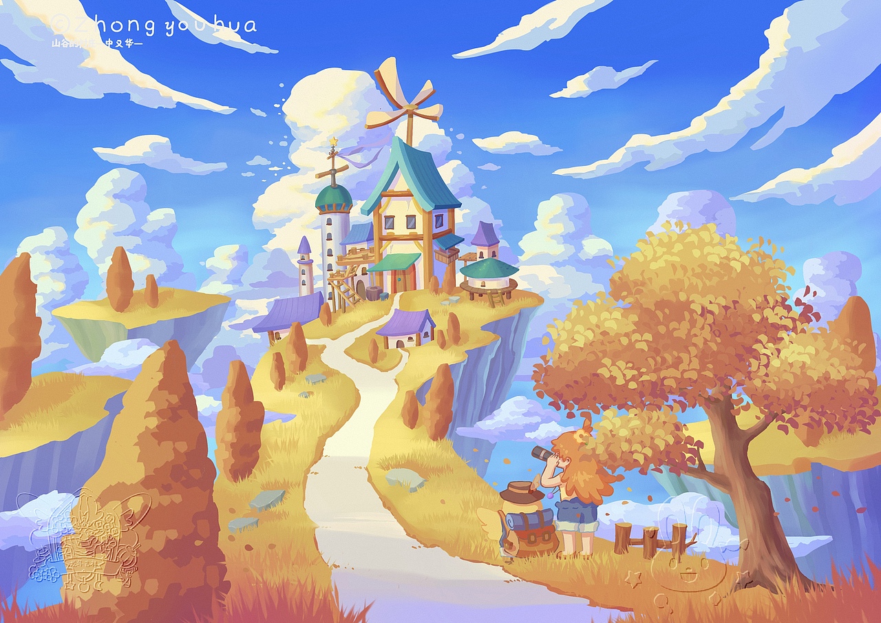 近期场景插画合集【旅途】