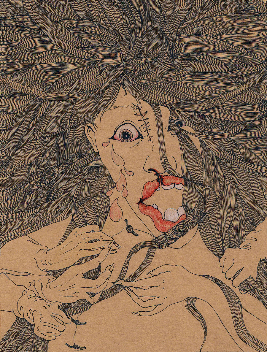 残缺的世界|插画习作|插画|疯子胡一一 - 原创设计作品 - 站酷 (zcool