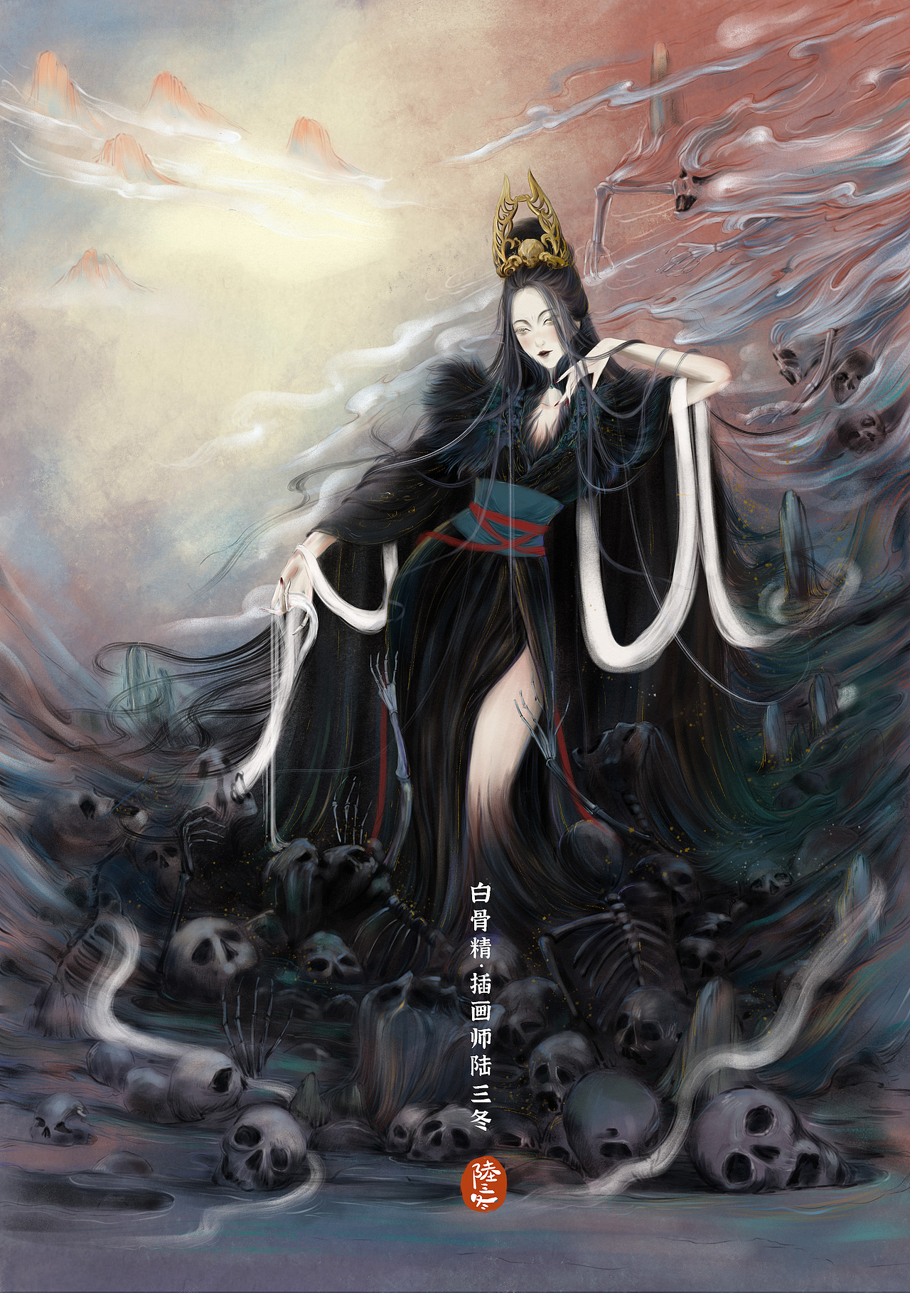 行者志异国风原创板绘妖怪篇