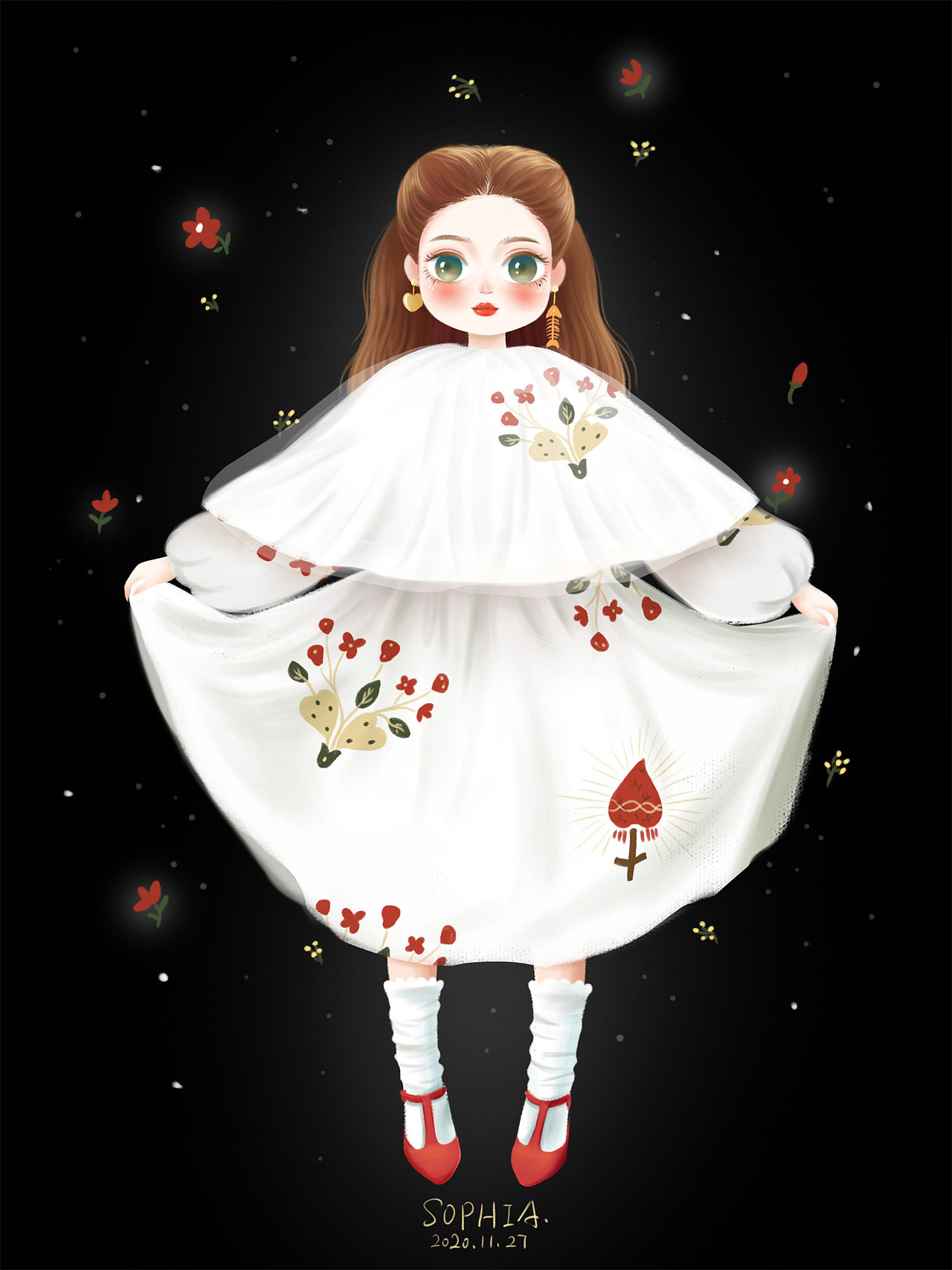 就当了素材来搞一小波图~南宁/插画师/3年前/66浏览sophia索菲亚sss