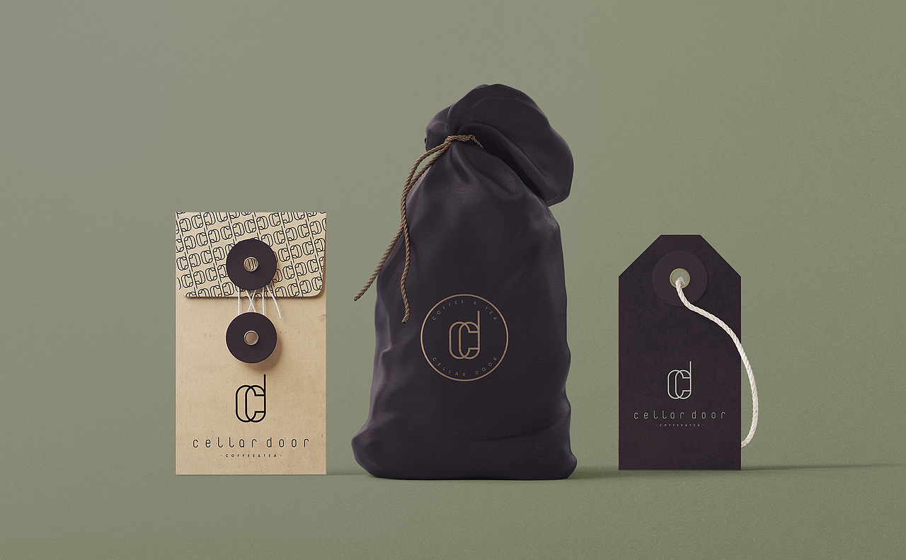 Cafe CellarDoor Logo | VI设计（图ZOTAxMTQ4OTI=） - 品牌 - 站酷设计师焙客设计原创素材 - 站酷ZCOOL