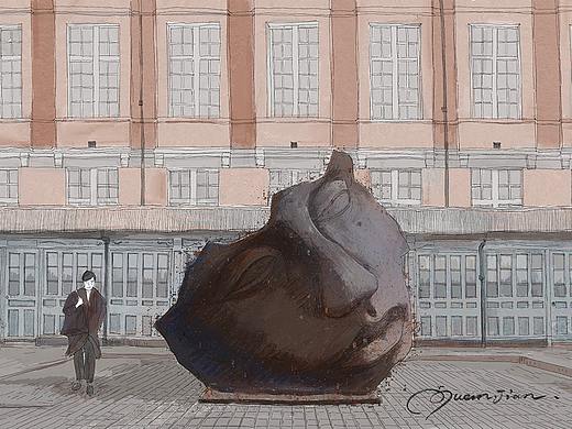 电影《困在时间里的父亲》场景涂鸦